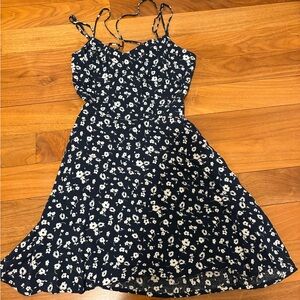 Garage Floral Spaghetti Strap crisis cross Dress